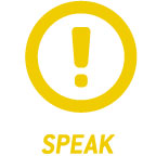 Speak Badge Original